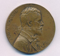 Ausztria 1903. "Anton Scharff" Halálának Emlékére Készített Bronz Emlékérem. Szign.: Neuberger (36mm) T:F Ph. / Austria  - Unclassified