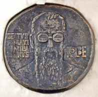 Lengyelország DN "Beatus Maximilianus Kolbe" Fém Plakett, Dísztokban (~113-115mm) T:XF Poland ND "Beatus Maximilianus Ko - Unclassified