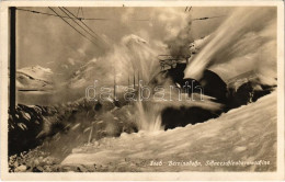 ** T4 Berninabahn, Schneeschleudermaschine / Snow Blower Train In Switzerland (lyuk / Pinhole) - Unclassified