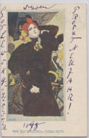 Wiener Künstler Postkarte Verlag Philipp Kramer Wien VI Fantaisie Femme Art Nouveau Kunstverlag Dresden Postkarte 1898 - Wiener Werkstätten