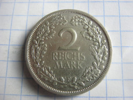 Germany 2 Reichsmark 1926 F - 2 Reichsmark
