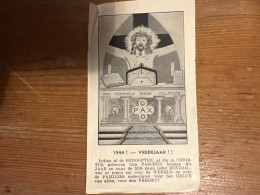 1944 Vrederaad Gebed Tot H. Maagd Ik Wens Bij Ongeval Dat Ik Laatste Sacramenten Ontvang … - Autres & Non Classés