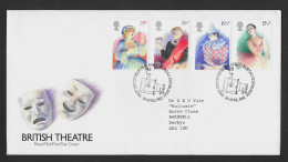 British 1982 British Theatre - Royal Mail FDC - 1981-1990 Decimal Issues