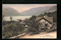 AK Krattigen, Blick Nach Interlaken  - Krattigen