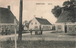 [-5%] BELGIQUE - Hoogstaede - Lijnde - Gare Du Chemin De Fer Vicinal Furnes à Ypres - Rue - Animé - Carte Postale Ancien - Alveringem