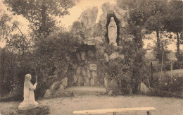 [-5%] BELGIQUE - Heusden - Kostschool Der Ursulinen - Grot Van OLV. Van Lourdes - Statue - J Peeters - Carte Postale Anc - Heusden-Zolder