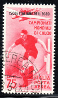 A2.129 1934 WORLD FOOTBALL CUP 75 C. AIRPOST #A35 - Dodécanèse