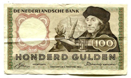Pays Bas : Billet De  100 Gulden  1953   VOIR ETAT  §§§ - 100 Gulden