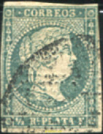 750648 USED ANTILLAS 1856 ISABEL II - Autres & Non Classés