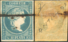 750754 HINGED ANTILLAS 1857 ISABEL II - Autres & Non Classés