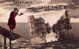 Delcampe - GREETINGS FROM MALTA MALTE - Malta