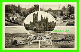 DARTMOOR, DEVON, UK - 6 MULTIVUES - BUCKLAND, DARTMEET, WIDECOMBE VALLEY, PONIES - JARROLD & SONS - - Dartmoor