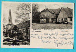 * Hollenstedt (Nedersaksen - Deutschland) * (Kunstverlag Kumm) Thiemann's Gasthaus, Adolf Brockmann, Kirche - Hollenstedt