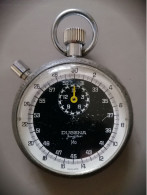 Chronomètre Dugena Jongster 1/10 Pour Pièces Manque Les Aiguilles Centrales - Other & Unclassified