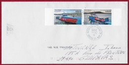 St.Pierre Et Miquelon 2021  Timbres OblitéréS N° 1272-73  "LE SUROIT - LE NORDET " CACHET St.Pierre 01-2025 - Lettres & Documents