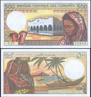 Comoros. Banknote 500 Francs. ND (2004). Unc. Paper. Cat# P.10e - Comore