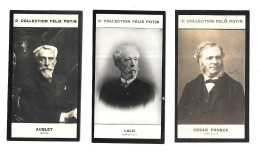CN64 - CHROMOS FELIX POTIN 2ème COLLECTION - CESAR FRANK - EDOUARD LALO - AUBLET - Félix Potin