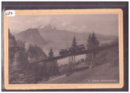 PHOTO SUR CARTON FORMAT 11x16cm - RIGI BAHN - TB - Arth