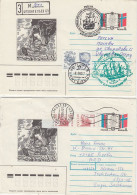 Russia 2 Covers Ca  1992 & 1994 (61897) - Polar Ships & Icebreakers