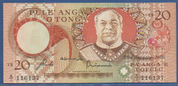 TONGA - P.23c - 20 Pa'anga 1989 UNC-, S/n: See Photos - Tonga