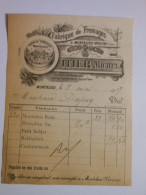 T058 / Facture De La Fromagerie Itier Michel à Montalieu-Vercieu (Isère) - Facturen