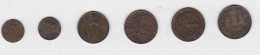 6 Pièces Nederland Pays - Bas Différentes Années 1870 - 1877 - 1884 - 1854 - 1859 - - 1815-1840 : Willem I