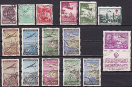 YU408 – YOUGOSLAVIA – AIRMAIL - 1934-48 – USED LOT – Y&T # 1-23 USED 12,55 € - Airmail
