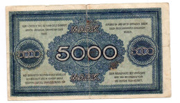 Germany Dresden 5000 Mark 1923 - Non Classés