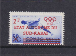 SOUTH KASAI - 1960 Olympic Games 2f On 50c+25c Never Hinged Mint - Sud-Kasaï