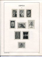 Espagne - 1972 - Supplément Feuilles Leuchtturm - Avec Pochettes Transparentes - 5 Pages - - Pré-Imprimés