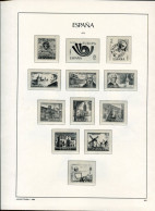 Espagne - 1973 - Supplément Feuilles Leuchtturm - Avec Pochettes Transparentes - 5 Pages - - Pré-Imprimés