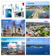 Tonga 6 New Postcards (A) - Tonga