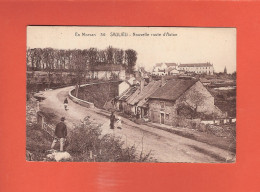 Delcampe - CPA Dépt 21 : SAULIEU : Nouvelle Route D'Autun - Saulieu