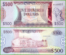 GUYANA 500 DOLLARS ND 2011/2024  P-37(3) UNC - Guyana