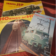 Lot Catalogue JEP1959"+2 Dépliants HORNBY-ACHO"Trains"SNCF"jouets Avions Voitures - French