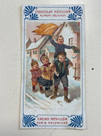 W0494 - Chromo Image - Chocolat Cacao Révillon  - Question Lapidaire - Enfants - Revillon