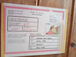 Cuba Return Advice  Ar.letter To Argentina.cactus Y 3790.cv 2.30e..e7rletter Late Posting March 12 - Lettres & Documents