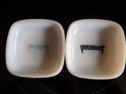 2 Cendriers/coupelles Hertekamp - Glass