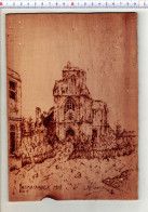 LADE  P  - DESSIN SUR BOIS - TEKENING OP HOUT - LANGEMARCK 1915 - Zeichnungen