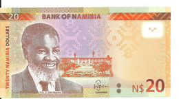 NAMIBIE 20 NAMIBIA DOLLARS 2018 UNC P 17 B - Namibie