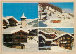Switzerland Grimentz During Winter Multi View - Grimentz