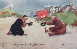 Car - Automobile // Humor  Illustrator Signed No 8. 1907 - Altri & Non Classificati