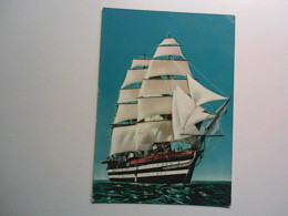 Delcampe - NAVE SHIP NAVIRE BOAT BATEAU VELIERO NAVE SCUOLA AMERIGO VESPUCCI TARANTO - Segelboote