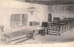 [-5%] SUISSE - Château De Chillon - Salle Des Chevaliers - Chaise - Jullien Frères Photo Edit Genève - Carte Postale Anc - Veytaux