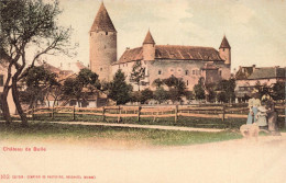 [-5%] SUISSE - Château De Bulle - Edit Comptoir De Phototypie - Clôture - Animé - Chien - Carte Postale Ancienne - Bulle