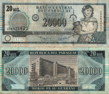 Paraguay, 20.000 Guaranies 2005, Pick 225(a), VF - Paraguay