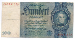 Germany 100 Mark 1924 (a) - 100 Mark