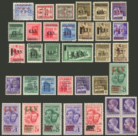 ITALY: IMPERIA, C.L.N., Etc: Interesting Lot Of Overprinted Stamps, Almost All Mint Lightly Hinged And Of Very Fine Qual - Unclassified
