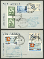 FALKLAND ISLANDS/MALVINAS: 12/JA And 15/NO/1972, First Flight Of The Regular Service By LADE Between Comodoro Rivadavia  - Falkland Islands