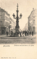 [-5%] BELGIQUE - Bruxelles - Fontaine Monumentale - St Gilles - Eau - Place - Animé - Edit Nels - Carte Postale Ancienne - St-Gilles - St-Gillis